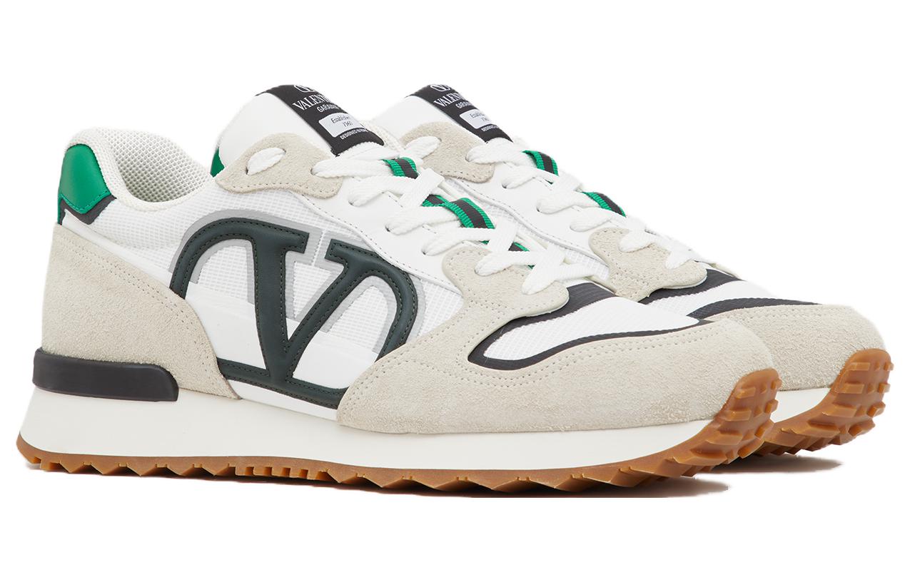 Lookbook Valentino V Logo Pace Low 'Putih Hijau' 3Y2S0H17-TAE-MJP
