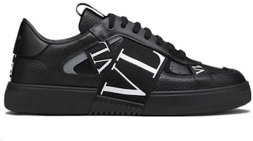 Valentino華倫天奴 VL7N 牛皮 系帶飾帶 低幫 運動休閒鞋 男款 黑色 Order Valentino華倫天奴 VL7N 牛皮 系帶飾帶 低幫 運動休閒鞋 男款 黑色