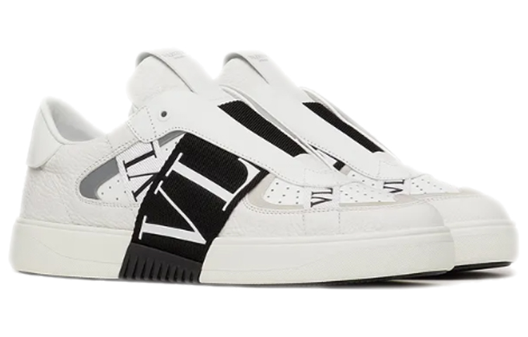 Valentino VL7N Low-Top Calfskin 'Black White' 圖 3