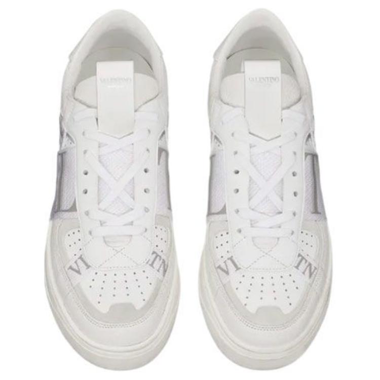 Shop 발렌티노 VL7N 로우탑 카프스킨 '화이트 패션' VY2S0C58WRQ22E
