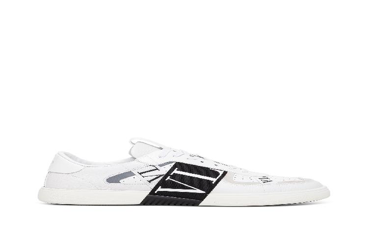 Valentino VL7N Low-Top Sneaker 'Black and White Bands' 圖 18