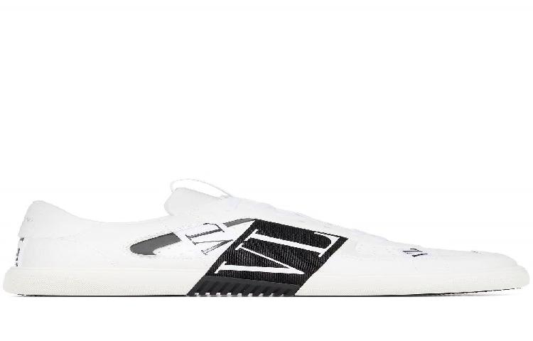 Valentino VL7N Low-Top Sneaker 'Black and White Bands' 圖 2