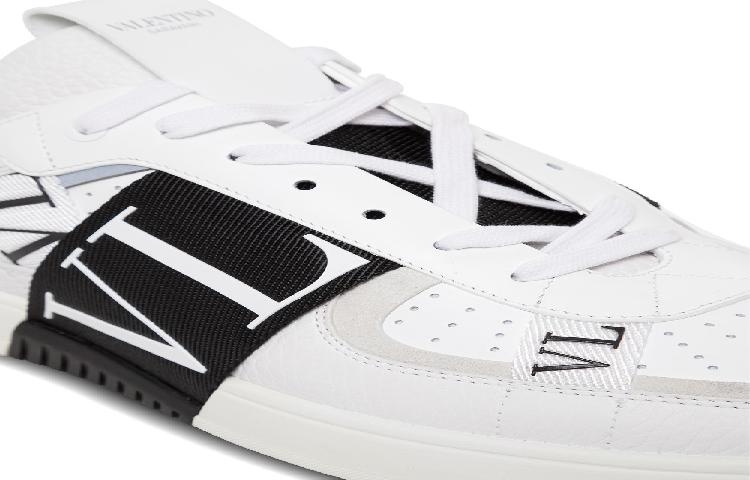 Valentino VL7N Low-Top Sneaker 'Black and White Bands' 圖 21