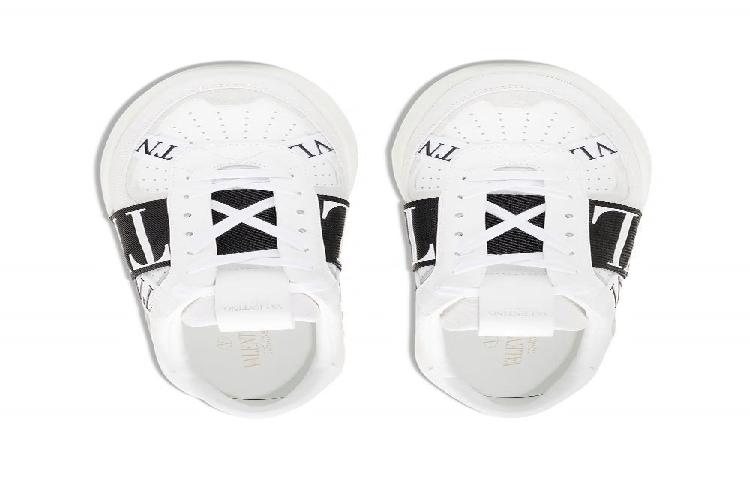 Valentino VL7N Low-Top Sneaker 'Black and White Bands' 圖 5