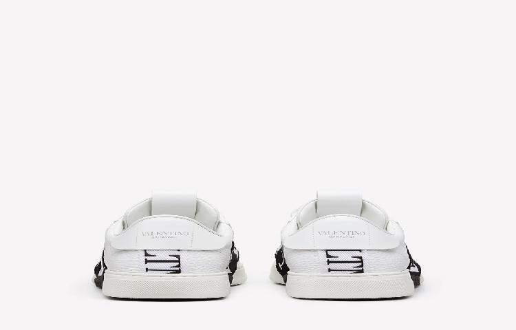 Valentino VL7N Low-Top Sneaker 'Black and White Bands' 圖 9