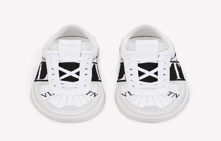 Valentino VL7N Low-Top Sneaker 'Black and White Bands' 圖 10