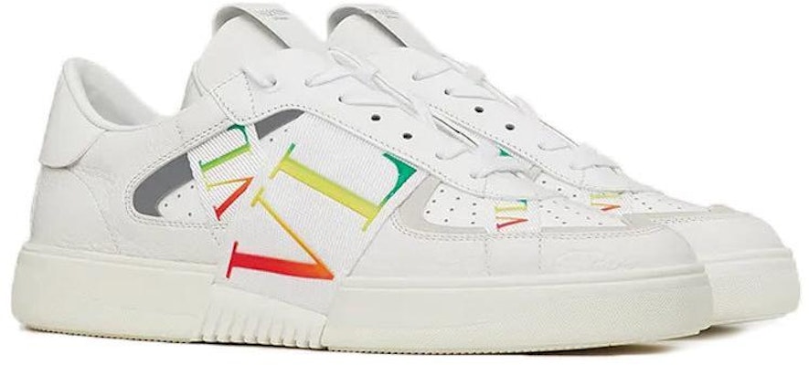 華倫天奴 Valentino VL7N 低筒小牛皮運動鞋 男款 白彩色 Lookbook 華倫天奴 Valentino VL7N 低筒小牛皮運動鞋 男款 白彩色