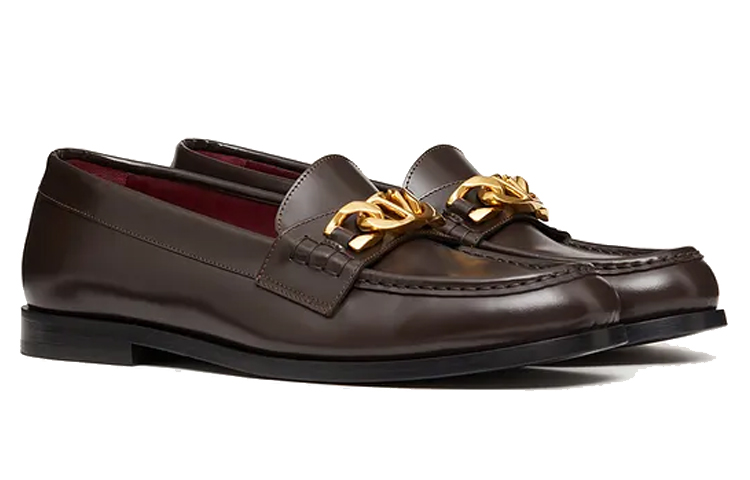 Valentino VLogo Loafer 'Dark Brown' 圖 3