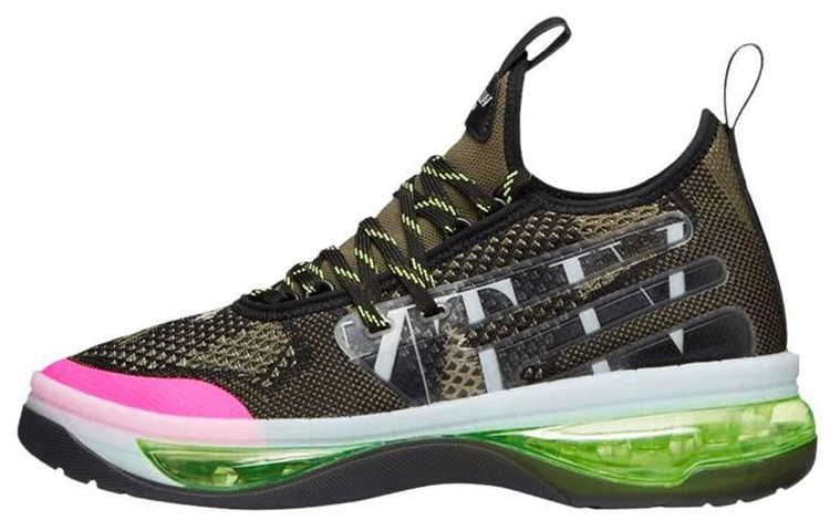 Buy 華倫天奴 Valentino VLTN Cloud 織物 低幫系帶 運動休閒鞋 黑色