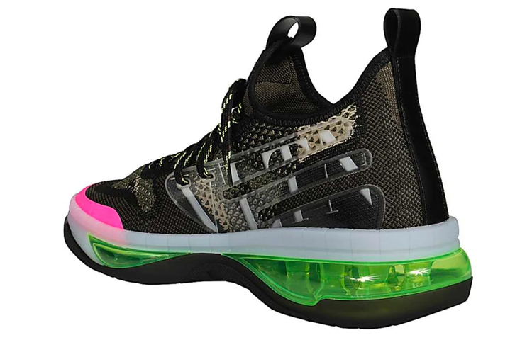 Shop 華倫天奴 Valentino VLTN Cloud 織物 低幫系帶 運動休閒鞋 黑色