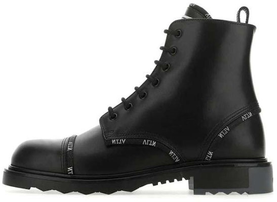 Valentino VLTN Leather Ankle Boots 'Black' 'Sleek Martin' UY2S0D14KWSD76 Buy Valentino VLTN Leather Ankle Boots 'Black' 'Sleek Martin' UY2S0D14KWSD76