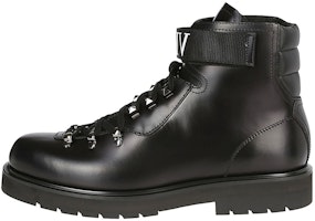 Valentino VLTN Leather Lace-Up Boot 'Black' QY0S0B29KIVK97 Valentino VLTN Leather Lace-Up Boot 'Black' QY0S0B29KIVK97