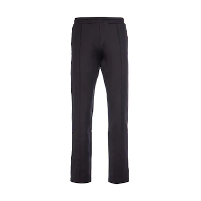 Valentino VLTN Logo Black Knit Sweatpants for Men RV3MD00Q5840NO