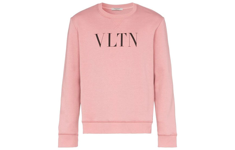 Order Valentino VLTN 標誌粉色中性款衛衣 RV3MF10G3TV517