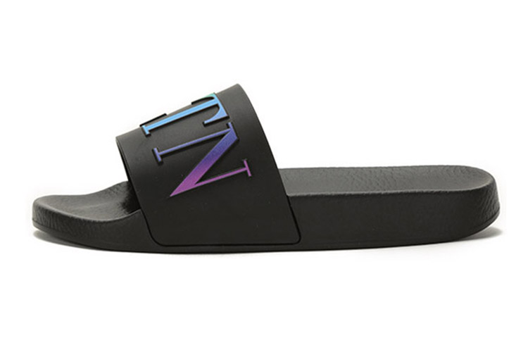Valentino VLTN Rubber Slider 'Black Multi' VY2S0873-CXP-AZ8