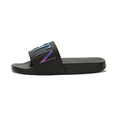 Valentino VLTN Rubber Slider 'Black Multi'