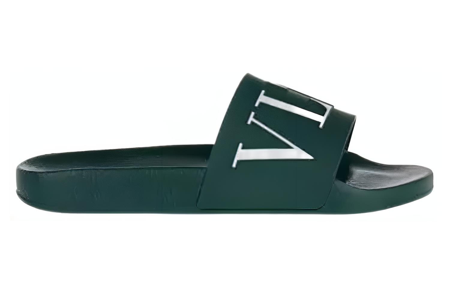 Order Valentino VLTN Sandal Karet 'Italiano Hijau' 2Y2S0873-SYE-V1E