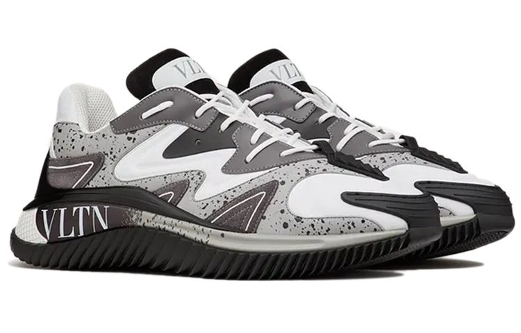 Lookbook 华伦天奴瓦德跑鞋“白灰斑点” VY2S0D95-NVD-EP0