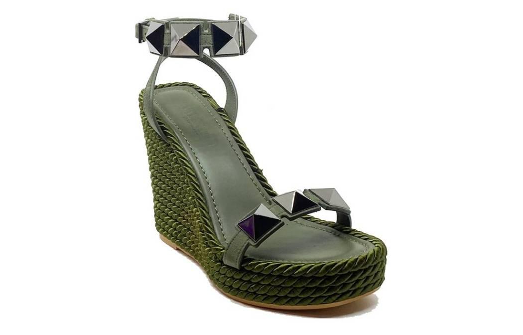 Valentino Wedge Sandals 'Green' 圖 2