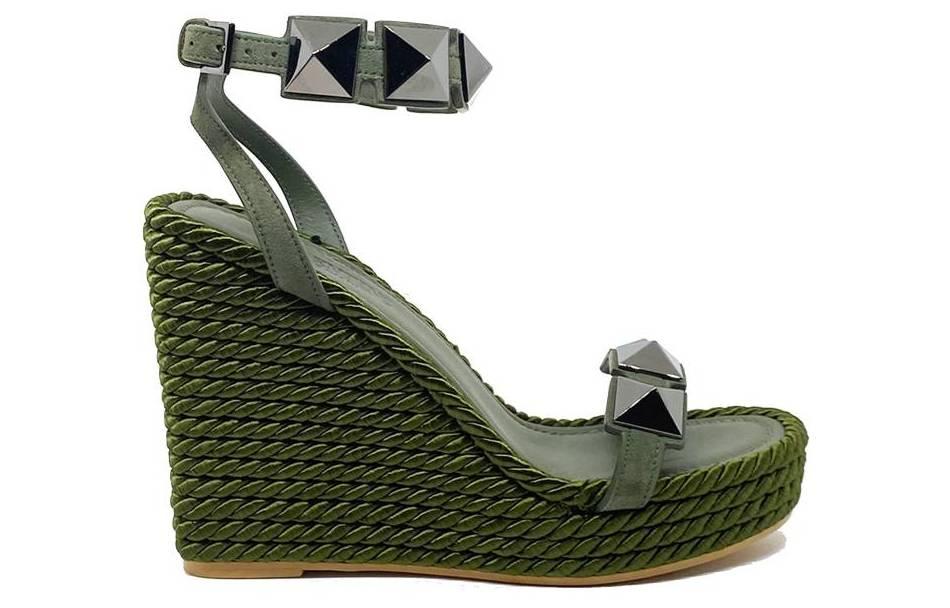 Valentino Wedge Sandals 'Green' 圖 3