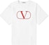 Buy Valentino Kaos Putih dengan Desain Crew Neck dan Logo Print. RV0MG01PPMAA33