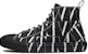 Valentino x Giggies High-Top Canvas 'Hitam Putih' VY2S0D51JKY0NI