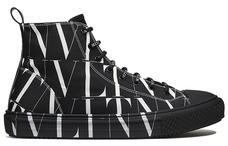 Order Valentino x Giggies 黑白高帮帆布鞋 VY2S0D51JKY0NI