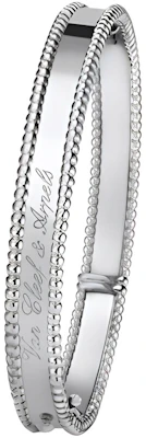 Van Cleef & Arpels Perlee中型白金手鏈 男女情侶設計款 VCARP3K800 Buy Van Cleef & Arpels Perlee中型白金手鏈 男女情侶設計款 VCARP3K800