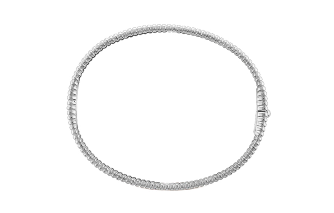 Lookbook Van Cleef & Arpels Perlee中型白金手鏈 男女情侶設計款 VCARP3K800
