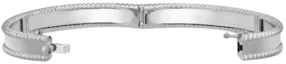 Shop Van Cleef & Arpels Perlee中型白金手鏈 男女情侶設計款 VCARP3K800