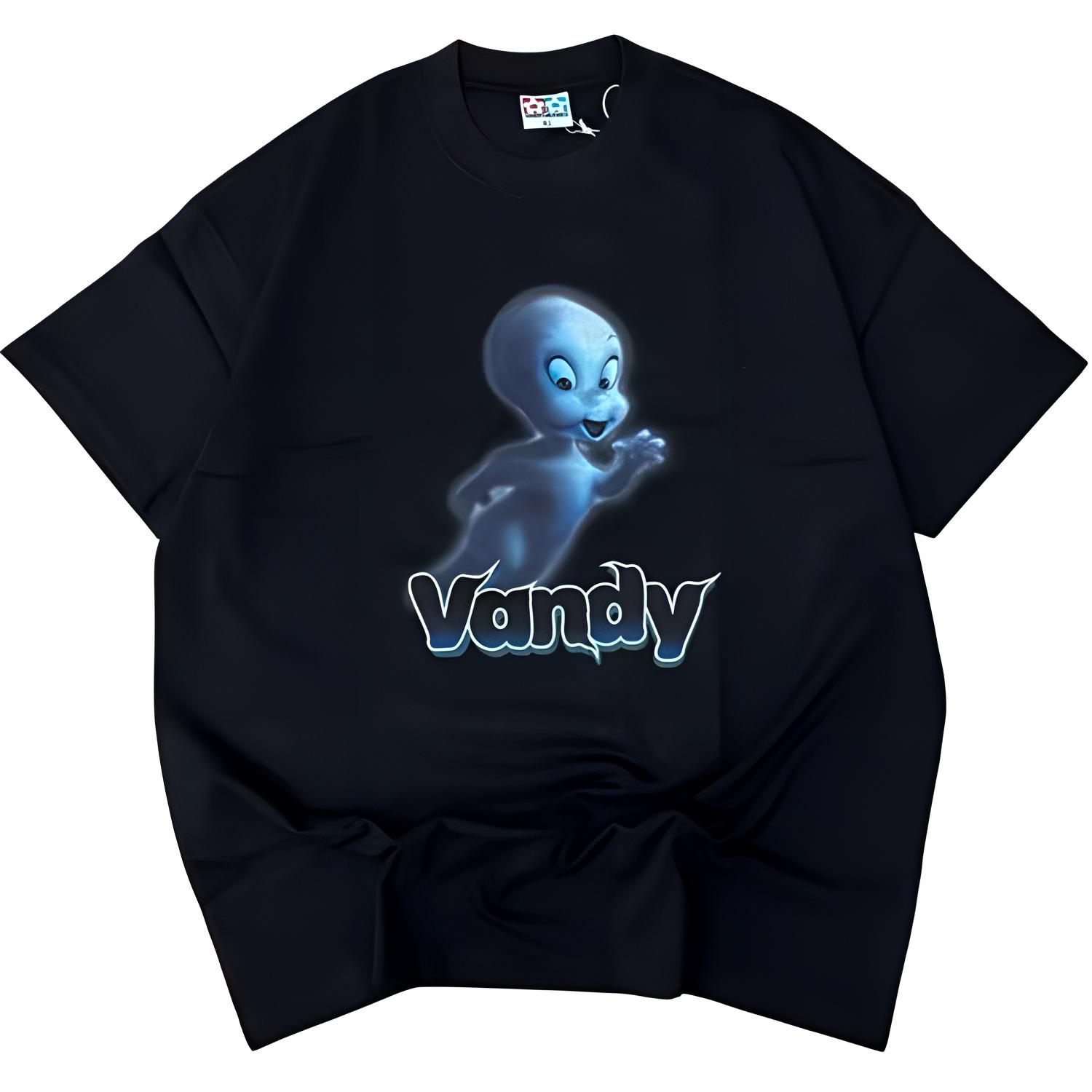 Vandy The Pink Black Graphic Print Crewneck Casual Unisex T-Shirt VTP095