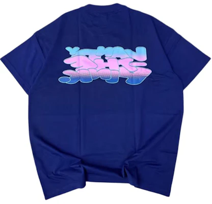 Vandy The Pink Baju-T Lelaki Lengan Pendek Kapas Biru Crewneck. VTP096 Lookbook Vandy The Pink Baju-T Lelaki Lengan Pendek Kapas Biru Crewneck. VTP096