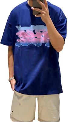 Vandy The Pink Baju-T Lelaki Lengan Pendek Kapas Biru Crewneck. VTP096 Shop Vandy The Pink Baju-T Lelaki Lengan Pendek Kapas Biru Crewneck. VTP096