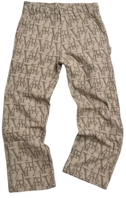 Vandy The Pink Celana Streetwear Unisex Coklat Logo Printed Model Straight-Leg. VTP076 Order Vandy The Pink Celana Streetwear Unisex Coklat Logo Printed Model Straight-Leg. VTP076