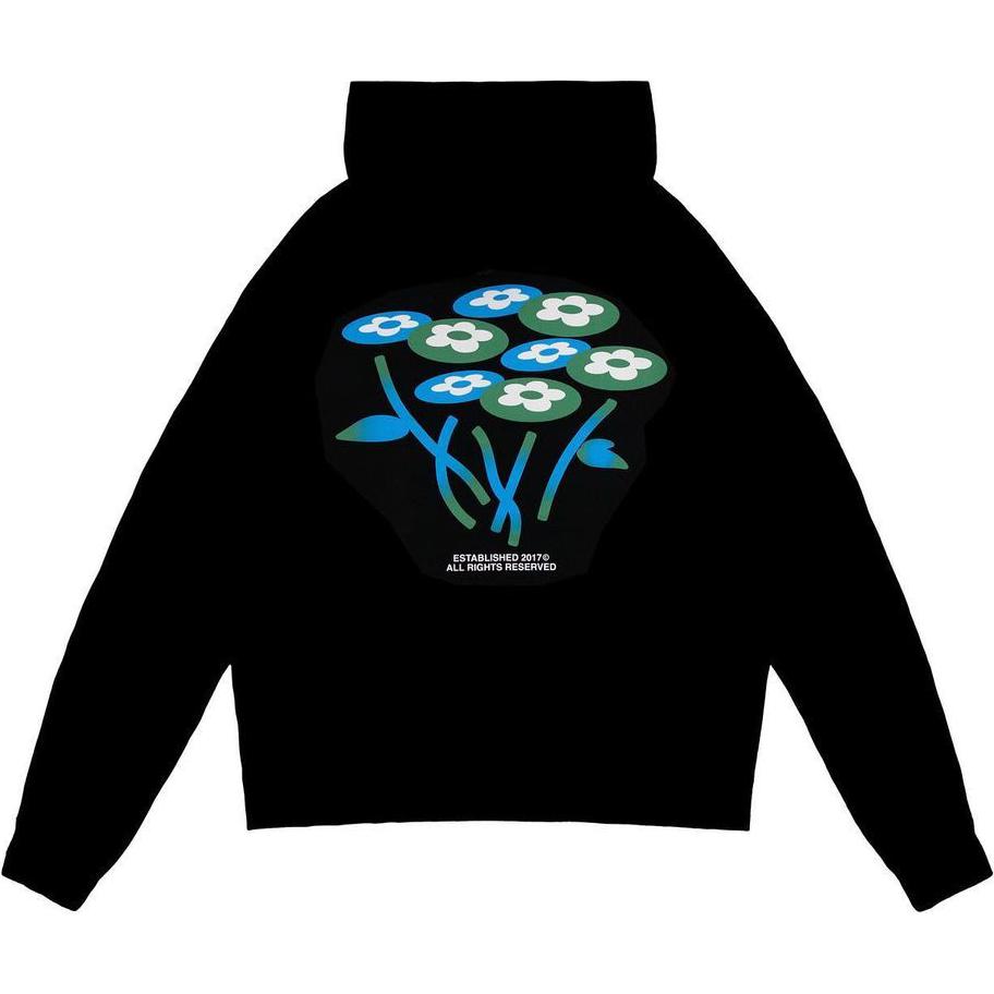 Lookbook Vandy The Pink Hoodie Unisex Floral Alphabet Lengan Panjang Minimalis. VTP138