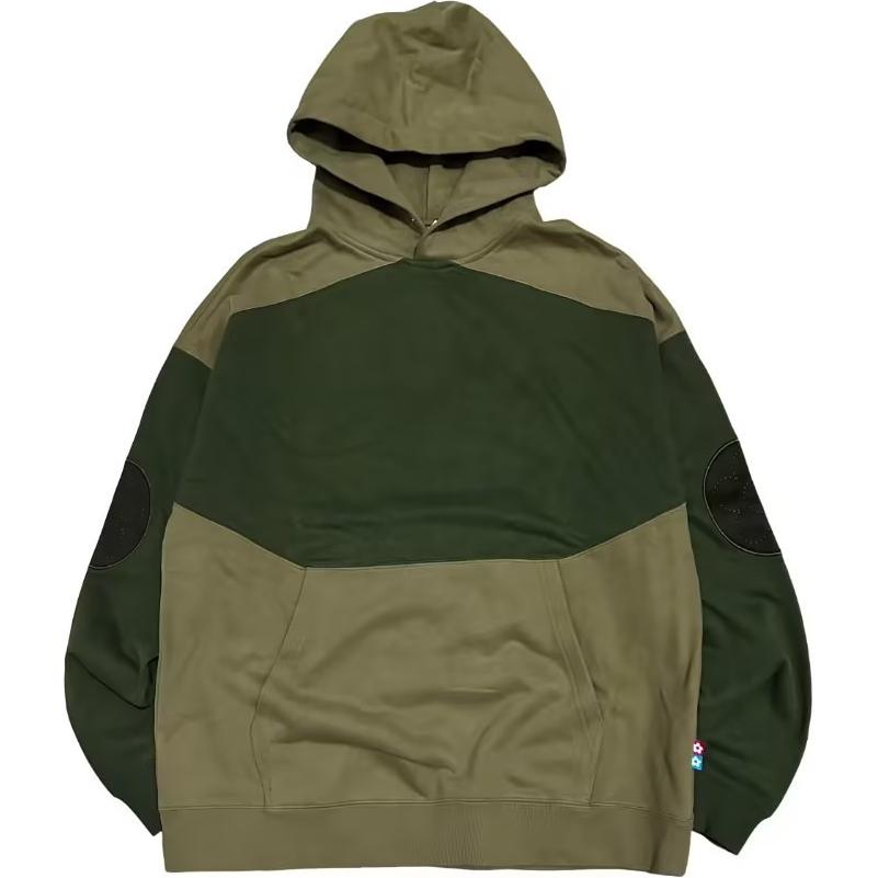 Vandy The Pink Green Embroidered Sleeve Hoodie Unisex Casual Wear. VTP132