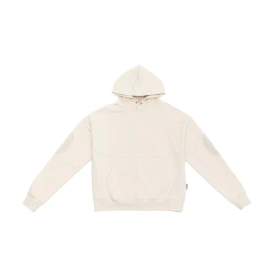Vandy The Pink Patchwork Hoodie Off White SS22 Unisex Beige Hoodie. VTP-SS22-021