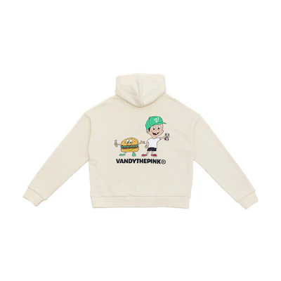 Vandy The Pink Plastic Lab Hoodie Graphic Pullover Unisex Off-White Sweatshirt VTP-SS22-017