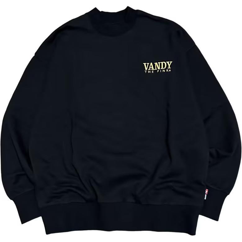 Order Vandy The Pink Sweatshirt Hitam Unisex Lengan Panjang Minimalis Tanaman Hias. VTP111