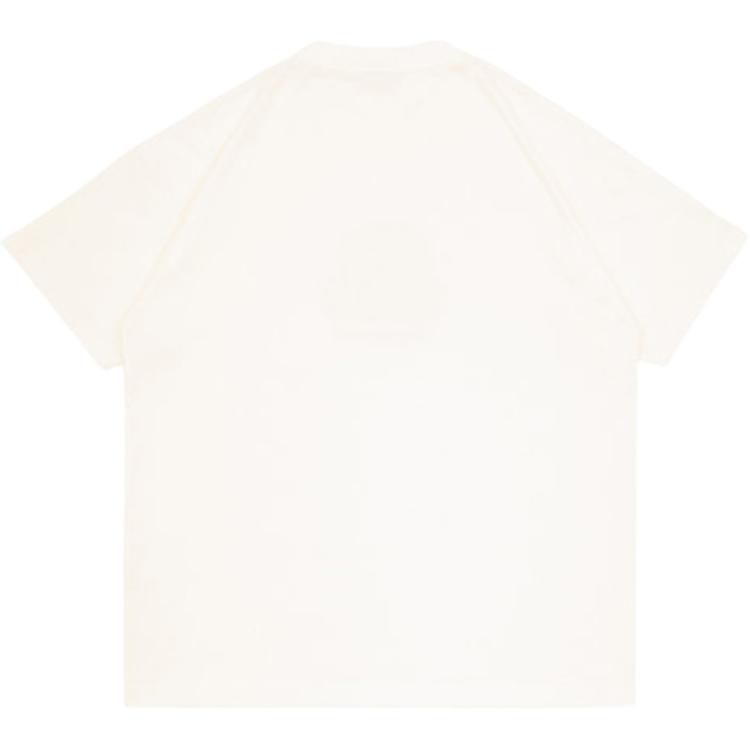 Lookbook Vandy The Pink 水鑽字母漢堡印花白色男女同款T恤。 VTP115