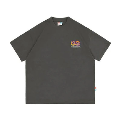 Vandy The Pink Thermal Imaging Potted Plant Unisex Tee Washed Gray. VD1025-102