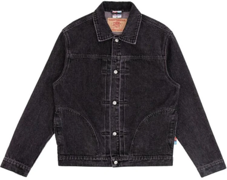 vandy-the-pink-unisex-black-denim-jacket-casual-long-sleeve-outerwear-vtp-150