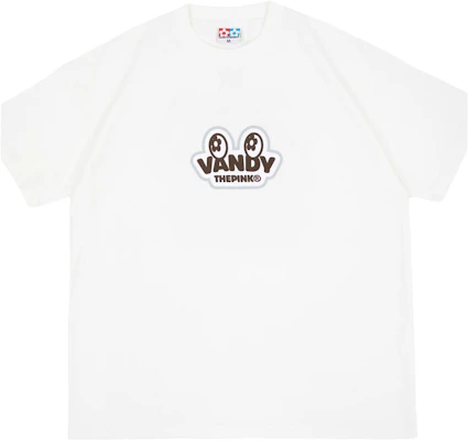 Vandy The Pink Unisex Kaos Putih Casual Lengan Pendek Crewneck. VTP061 Order Vandy The Pink Unisex Kaos Putih Casual Lengan Pendek Crewneck. VTP061
