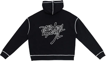 Vandy The Pink Upside Down Hoodie Black Unisex Printed Sweatshirt Black VTP-SS22-023 Vandy The Pink Upside Down Hoodie Black Unisex Printed Sweatshirt Black VTP-SS22-023