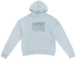 Vandy The Pink Water Stain Hoodie Sky Blue Graphic Print Hoodie Unisex Blue VTP-SS22-019 Vandy The Pink Water Stain Hoodie Sky Blue Graphic Print Hoodie Unisex Blue VTP-SS22-019