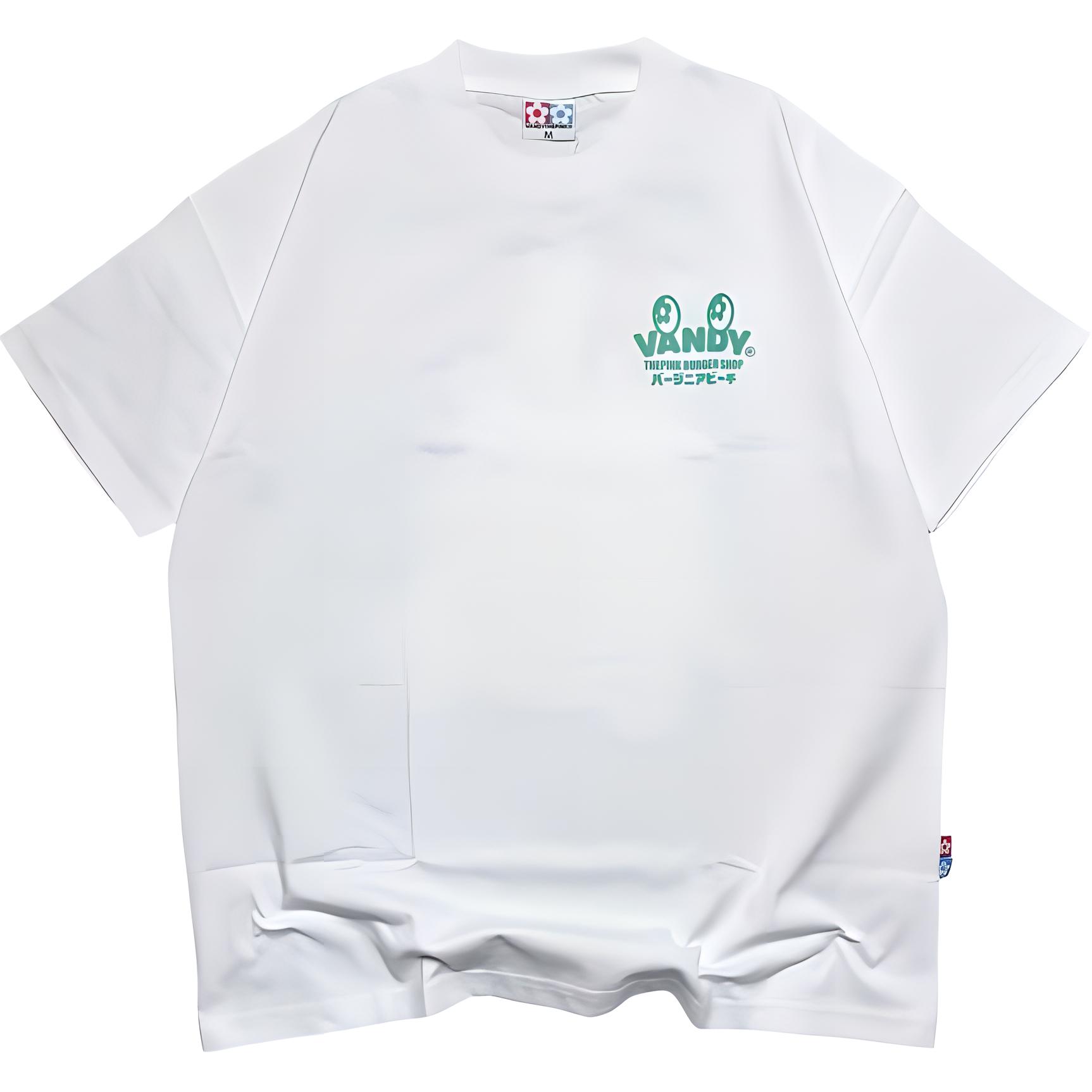 Vandy The Pink x COMPLEXCON Letter Cartoon Graphic Family Tee Unisex White. VTP124