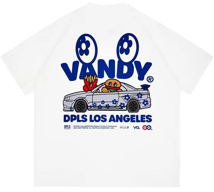 vandy-the-pink-x-dpls-cartoon-graphic-tee-unisex-white-short-sleeve-t-shirt-vtp-162