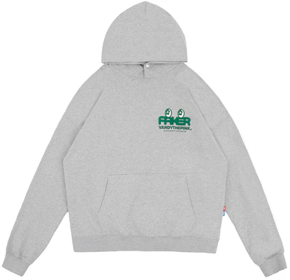 Vandy The Pink x FAKER 灰色连帽衫 - 卡通字母汉堡设计男女通用款 VTP174 Buy Vandy The Pink x FAKER 灰色连帽衫 - 卡通字母汉堡设计男女通用款 VTP174
