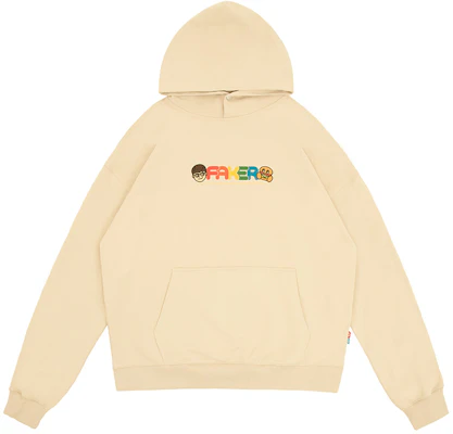 Hoodie Unisex Beige Vandy The Pink x FAKER Kartun Pelangi Cetakan Huruf VTP173 Buy Hoodie Unisex Beige Vandy The Pink x FAKER Kartun Pelangi Cetakan Huruf VTP173