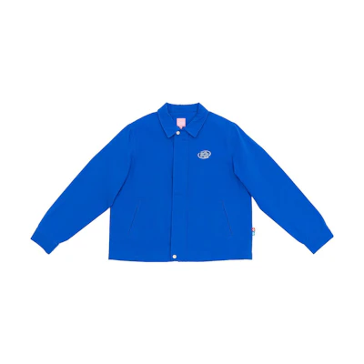 Vandy The Pink G&S Unisex Blue Work Jacket - Collared Long Sleeve Design. VTP-SS22-020
